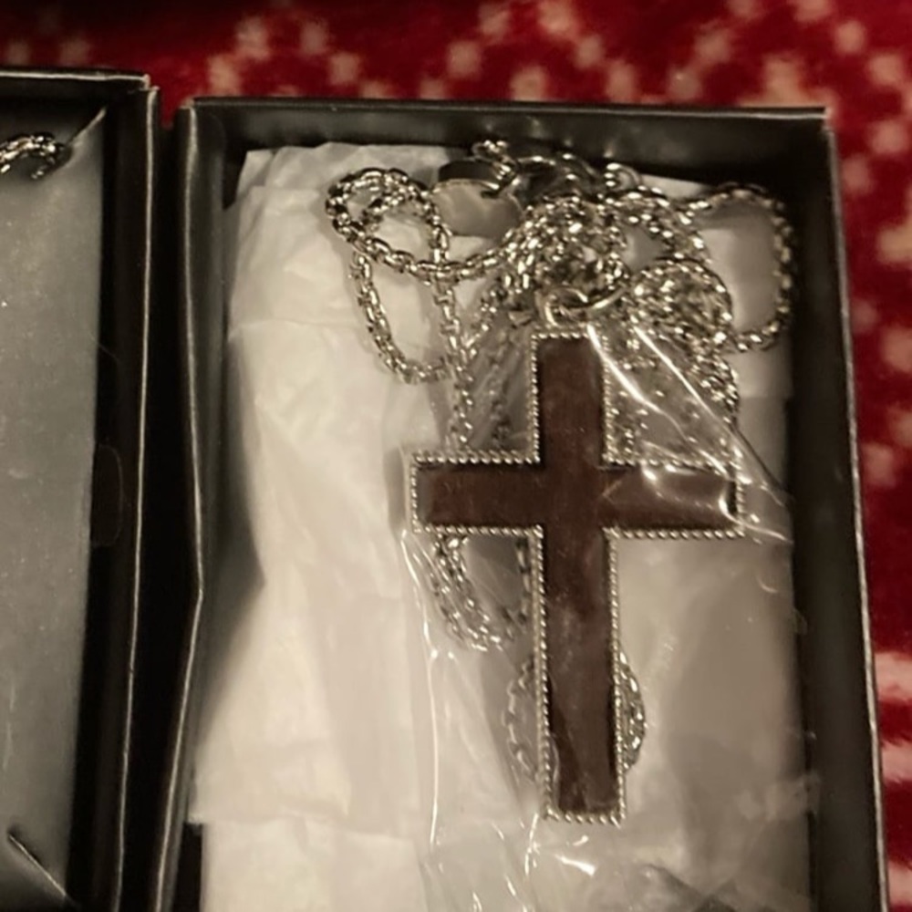 Stainless Steel wooden Cross